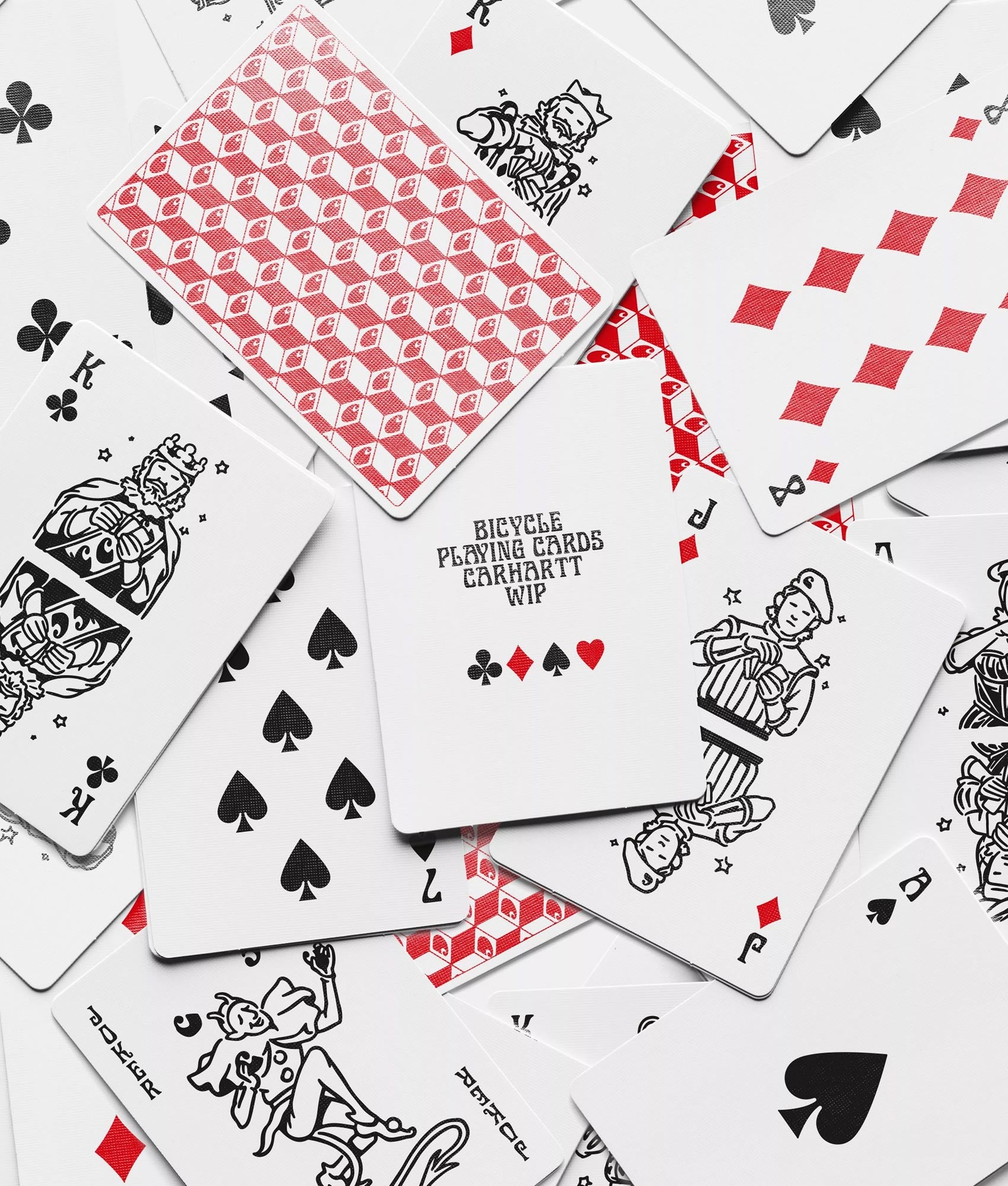 Carhartt WIP Bicycle® Playing Cards at EQVVS Menswear. Cards shot.