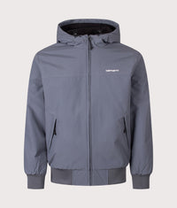 Regular Fit Hooded Sail Jacket: 3WNXX Styx/White 