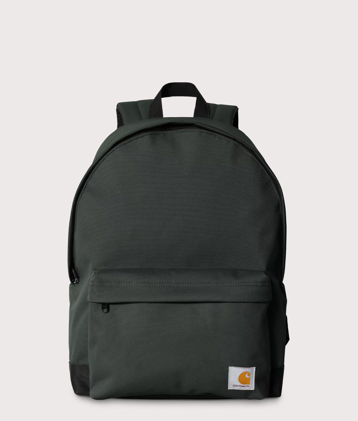 Carhartt WIP Jake Backpack in Raven at EQVVS Menswear. Front shot.