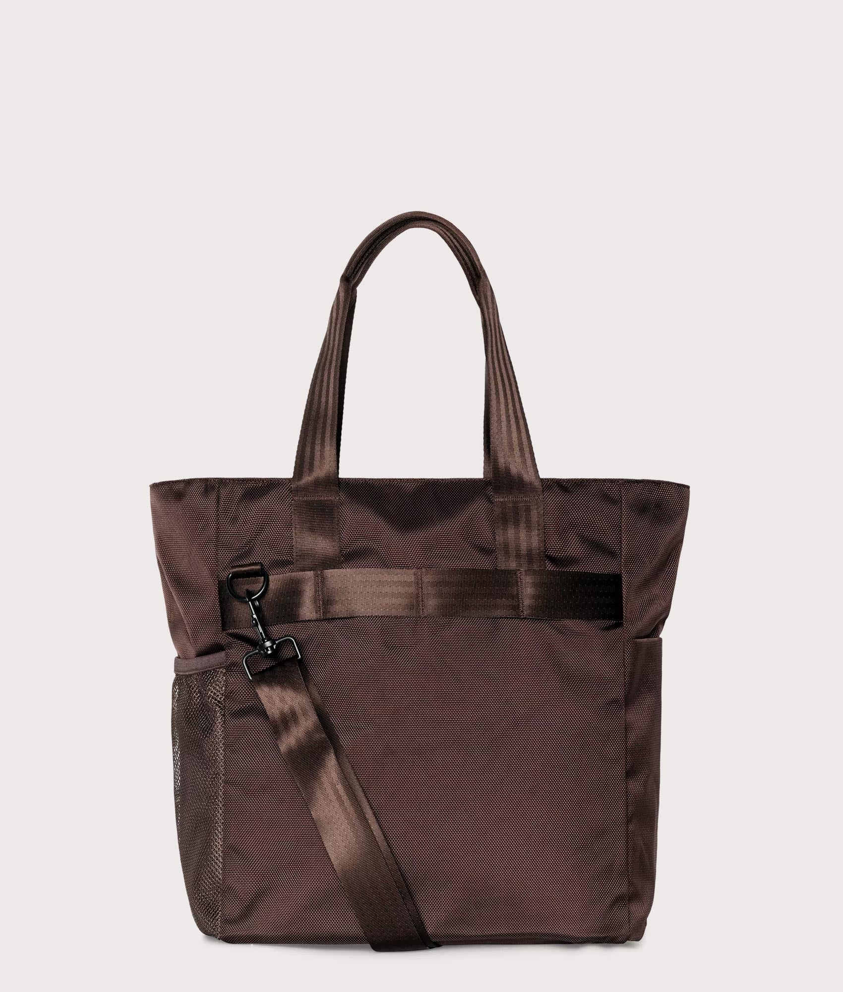 Carhartt WIP Richmond Tote Bag in Palisander at EQVVS Menswear. Back shot.