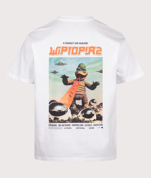 Loose Fit Wiptopia II T-Shirt in White | Carhartt WIP | EQVVS