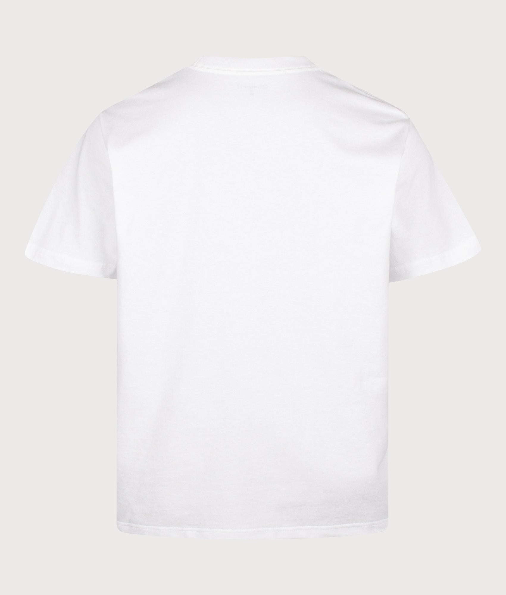 Carhartt WIP Loose Fit Animated Ducks T-Shirt in White at EQVVS Menswear. Back shot.
