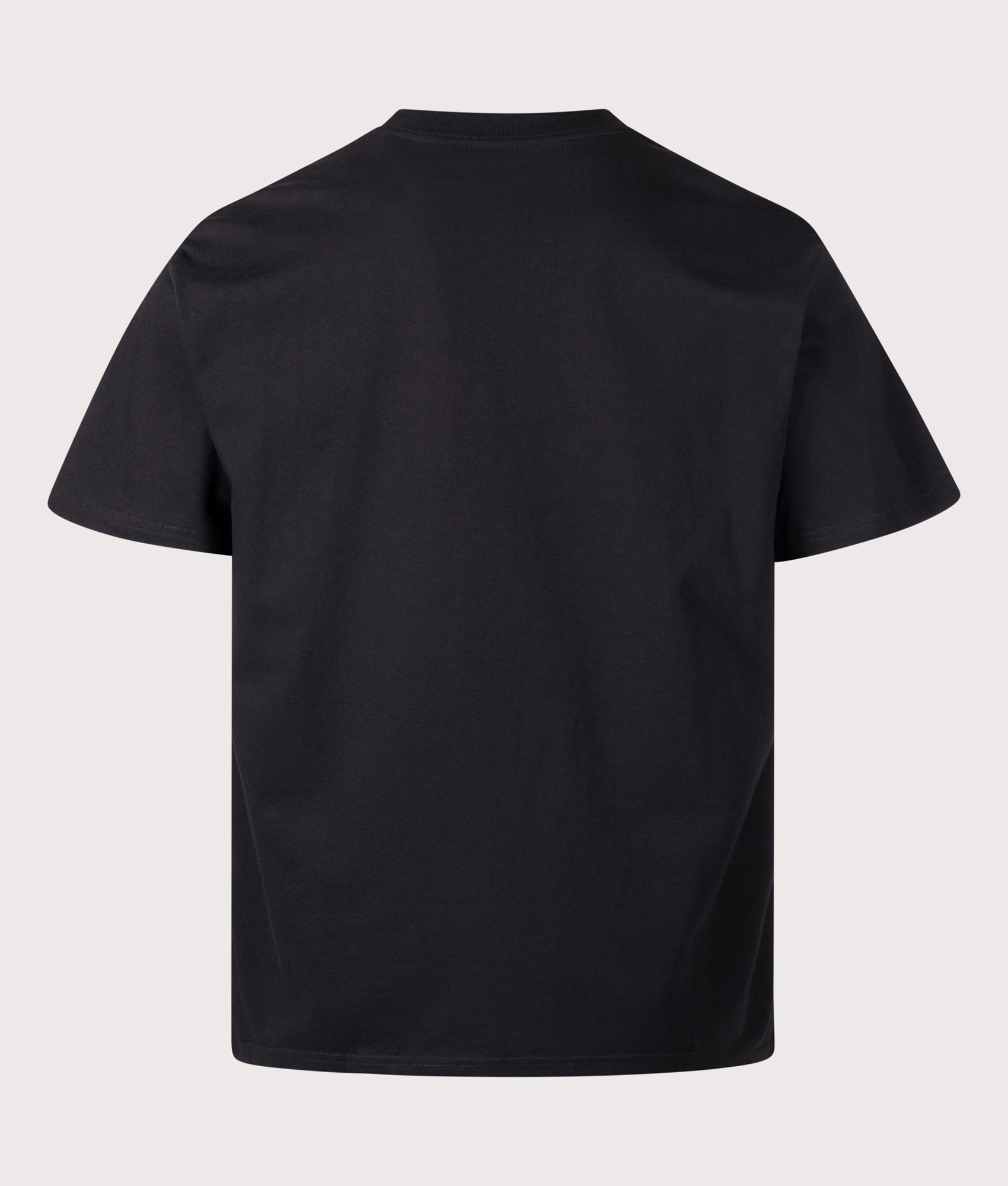 Carhartt WIP Loose Fit Entrance T-Shirt in Black at EQVVS Menswear. Back shot.
