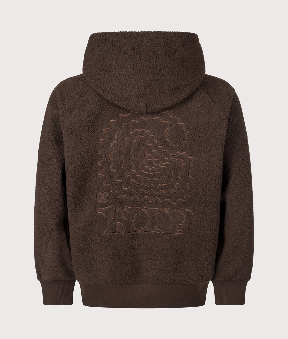 Carhartt WIP Balloon Fit Limn C Hoodie in Tobacco at EQVVS Menswear. Front shot.