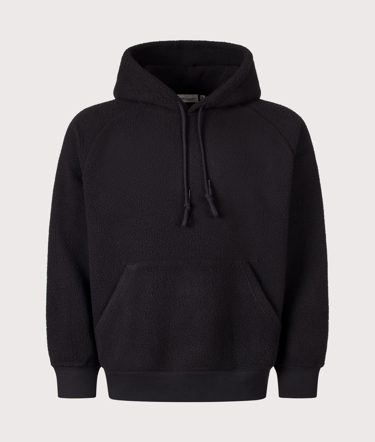 Carhartt WIP Balloon Fit Limn C Hoodie in Black at EQVVS Menswear. Front shot.
