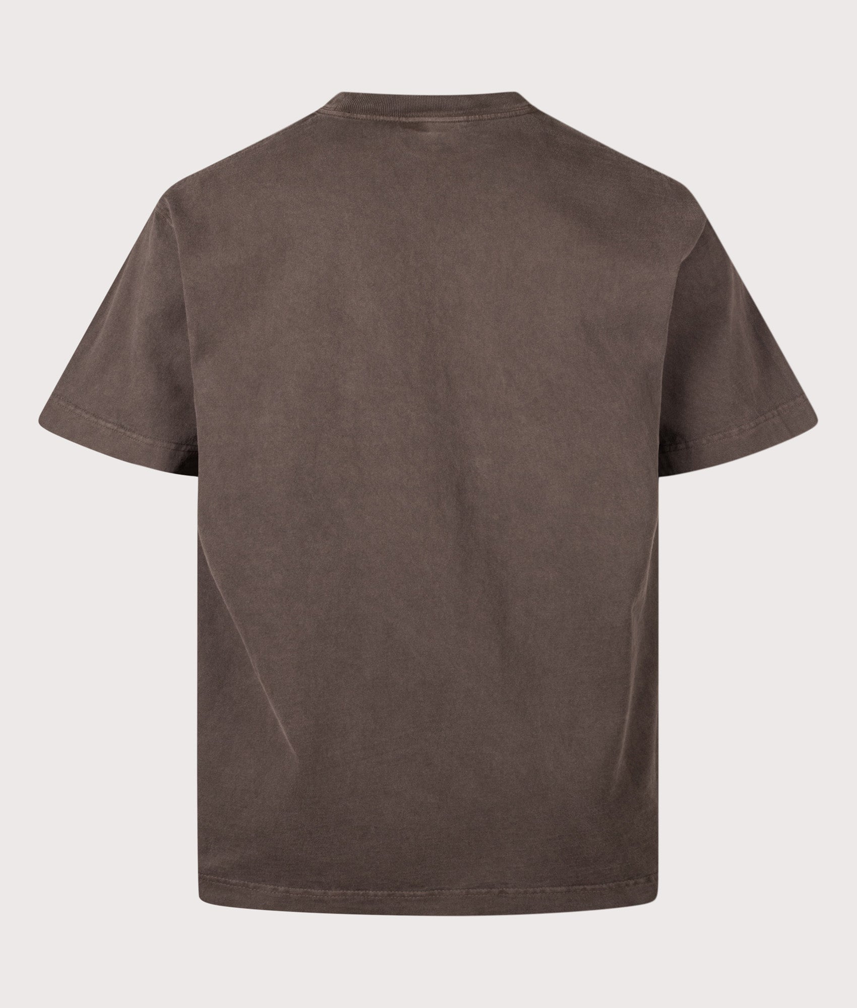 Carhartt WIP Loose Fit Vista T-Shirt in Tobacco at EQVVS Menswear. Back shot.