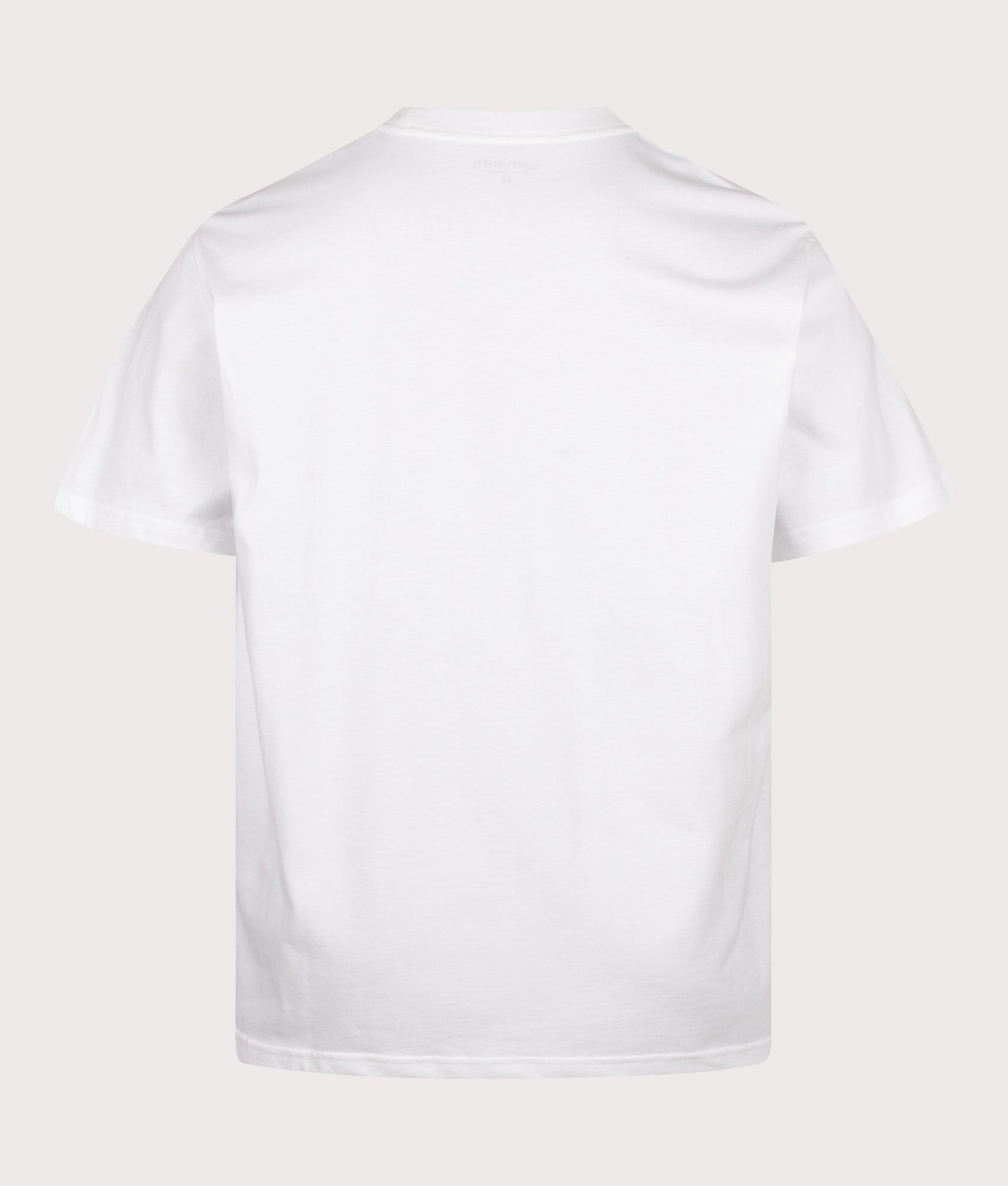 Carhartt WIP Loose Fit Boogie Night T-Shirt in White at EQVVS Menswear. Back shot.