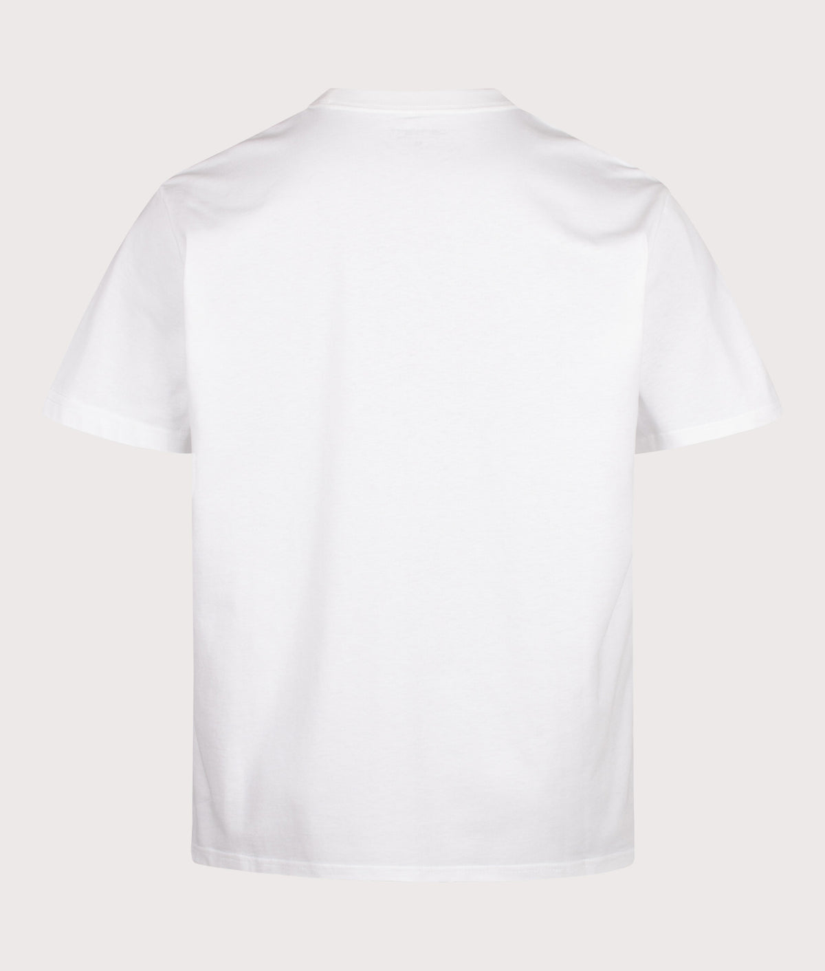 Carhartt WIP Loose Fit Limn Script T-Shirt  in White at EQVVS Menswear. Back shot.
