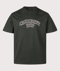 Loose Fit Limn Script T-Shirt: 3T6XX Raven 