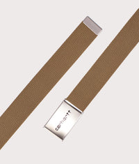Chrome Clip Belt: 3TGXX WIP H Brown 