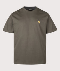 Loose Fit Chase T-Shirt: 3X9XX Shungite/Gold 