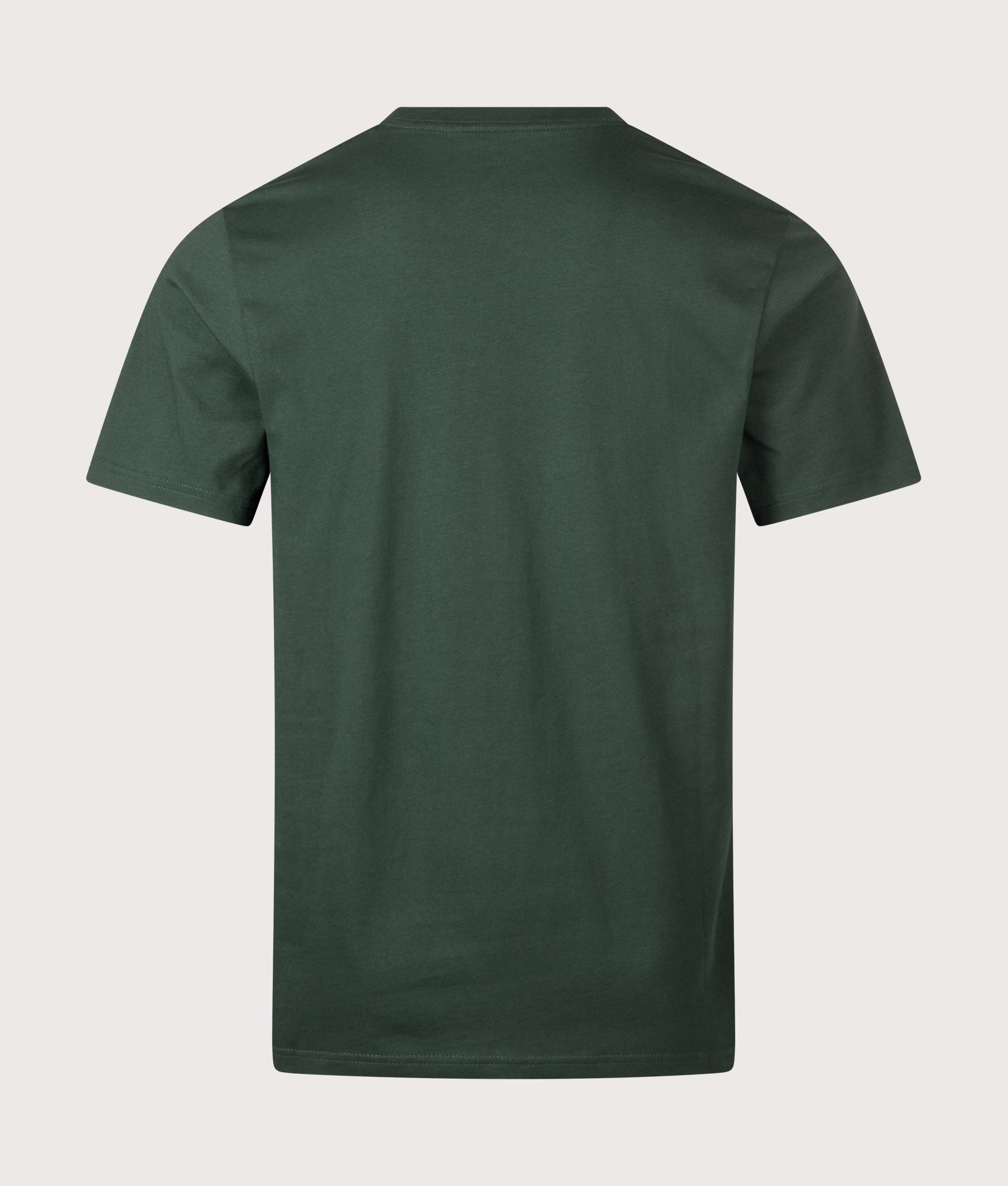 Carhartt WIP Regular Fit Pocket T-Shirt in Dark Scarab at EQVVS Menswear. Back shot.