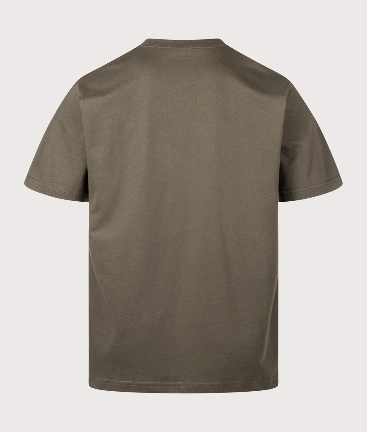 Carhartt WIP Loose Fit Madison T-Shirt in Cypress and White at EQVVS Menswear. Back shot.