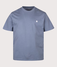 Loose Fit Madison T-Shirt: 3S2XX Shady Blue/White 