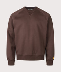 Regular Fit Chase Sweatshirt: 3XEXX Palisander/Gold 