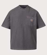 Oversized Fit Pocket T-Shirt: 89GD Black 
