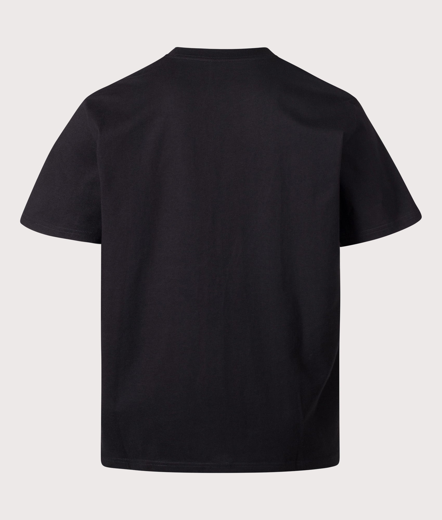 Carhartt WIP Loose Fit Gracious T-Shirt in Black at EQVVS Menswear. Back shot.