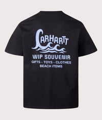Loose Fit Waves T-Shirt: 89XX Black 