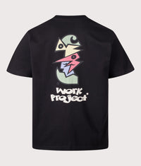Loose Fit Cubist T-Shirt: 89XX Black 