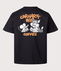 Loose Fit Coffee Break T-Shirt: 89XX Black 