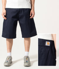Loose Fit Brader Shorts: 1C02 Dark Navy 