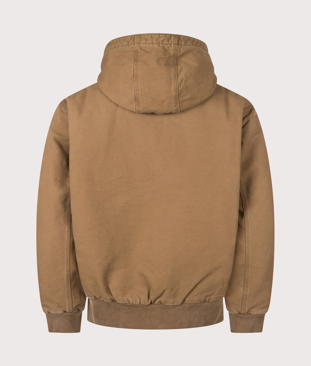 Carhartt WIP Loose Fit OG Active Jacket  in WIP H Brown at EQVVS Menswear. Back shot.