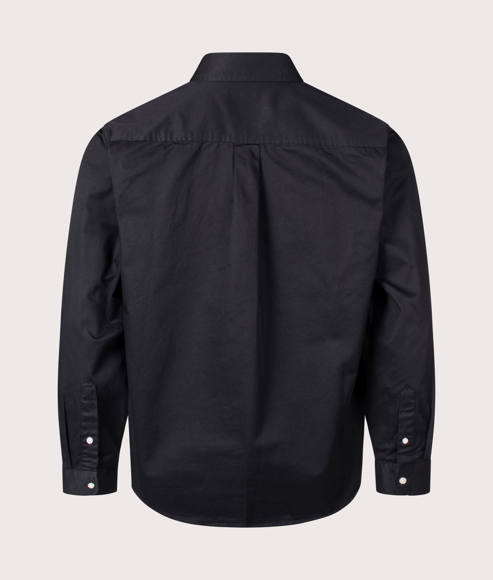 Carhartt WIP Loose Fit OG Madison Shirt in Black at EQVVS Menswear.Back shot.