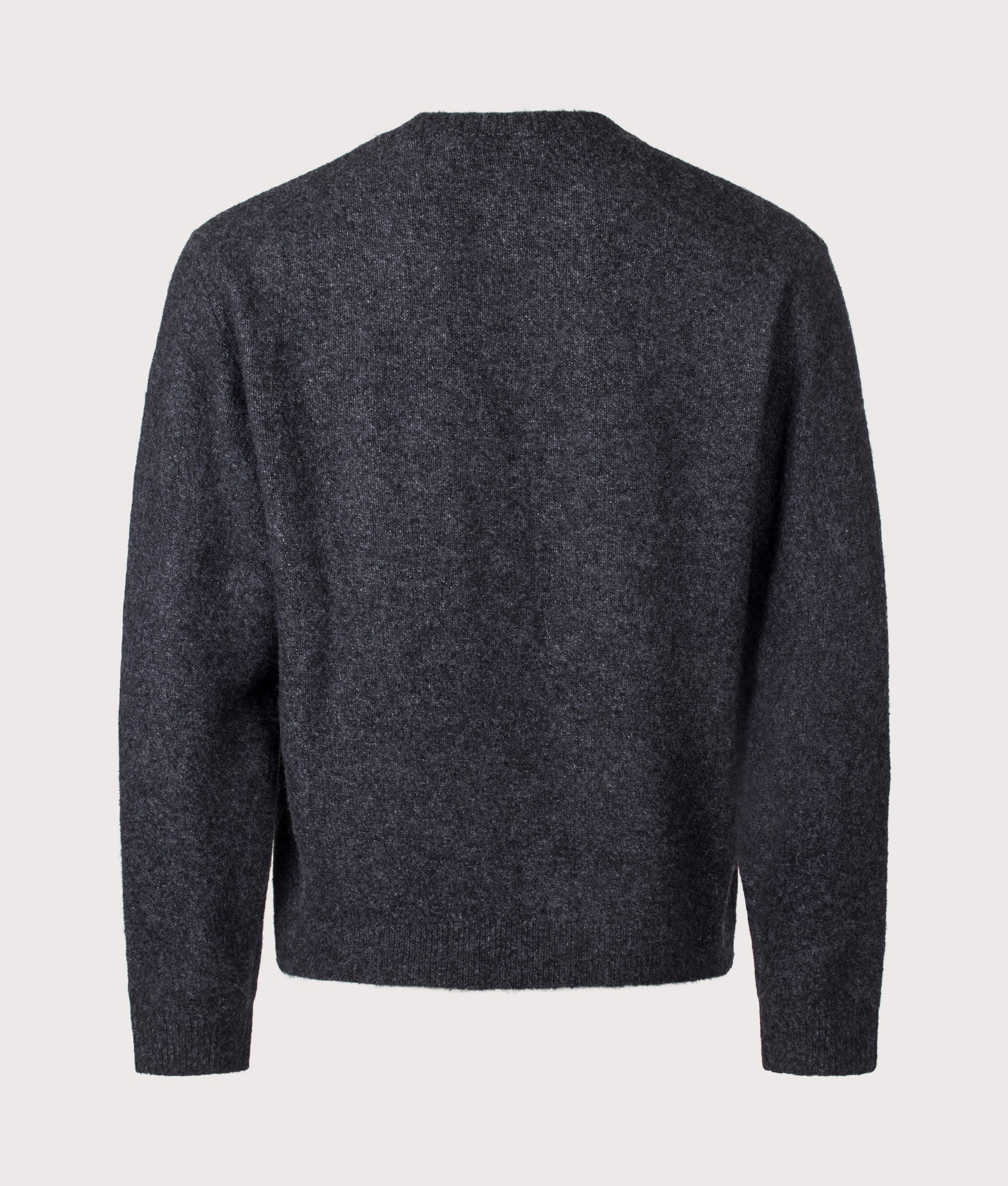 Carhartt WIP Regular Fit Curtis Jumper in Tangled Black at EQVVS Menswear. Back shot.