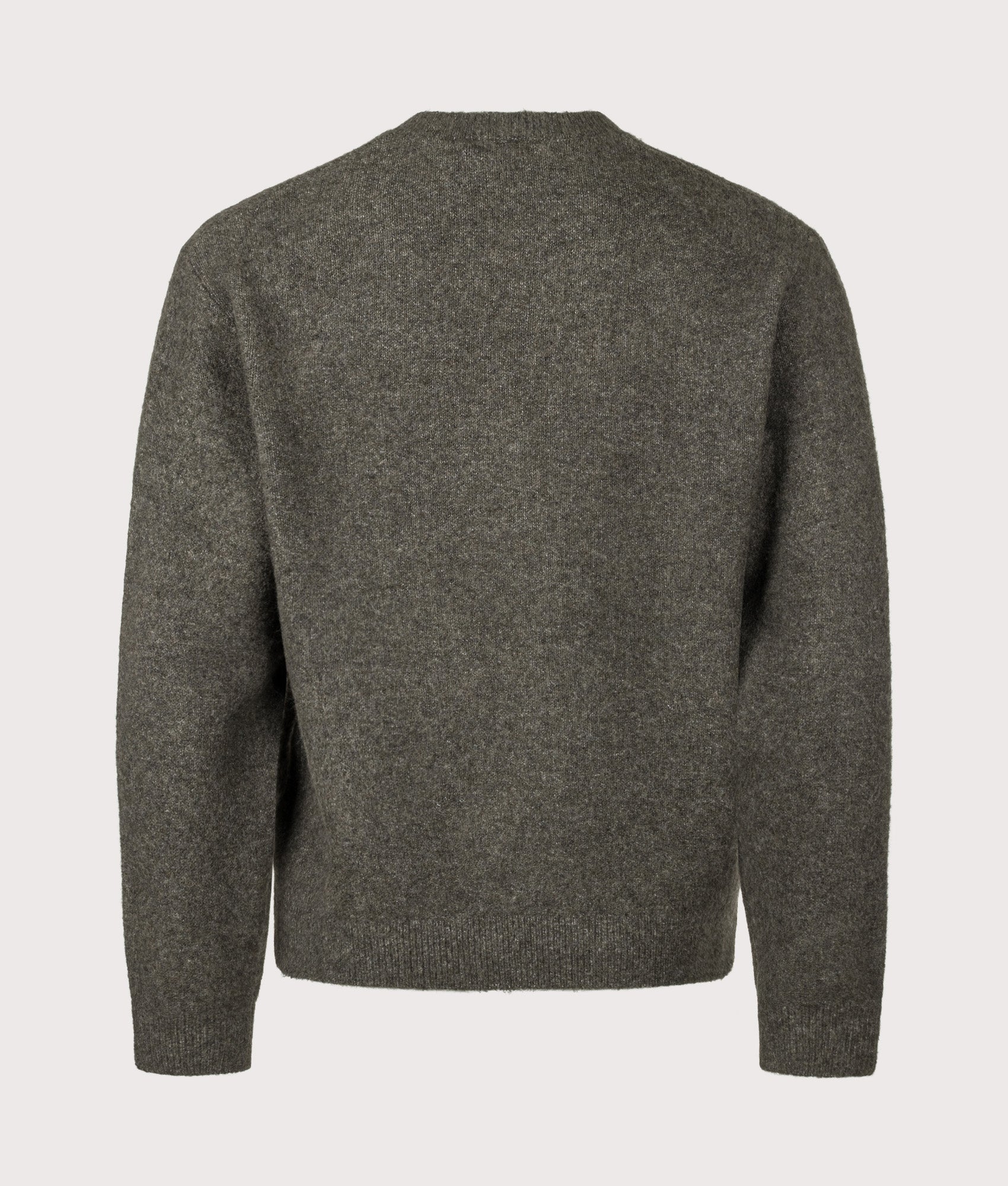 Carhartt WIP Regular Fit Curtis Jumper in Tangled Shungite at EQVVS Menswear. Back shot.