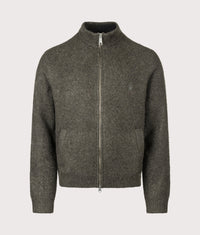 Regular Fit Curtis Knitted Jacket: 3ZAXX Tangled Shungite 