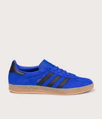 Gazelle Indoor Trainers: JR6302 Lucid Blue/Core Black/Gold Metallic 