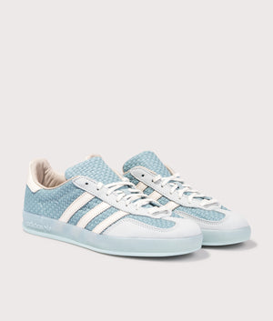 Gazelle Indoor Trainers by adidas Originals. Shot by EQVVS. Front detail shot.