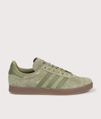 Gazelle Trainers: JR6288 Orbit Green/Focus Olive/Gold Metallic 