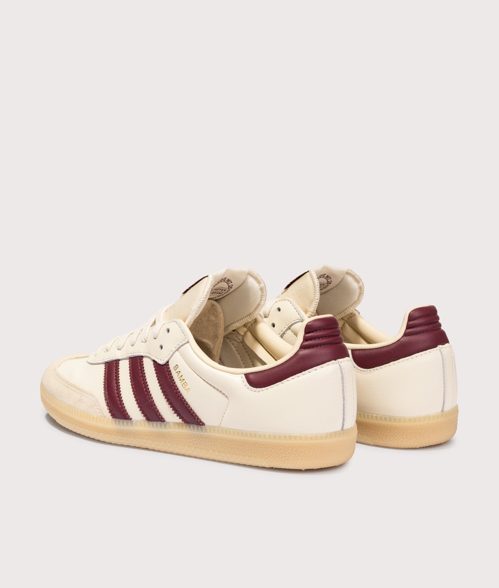Samba OG Trainers. Shot by EQVVS. Back shot.