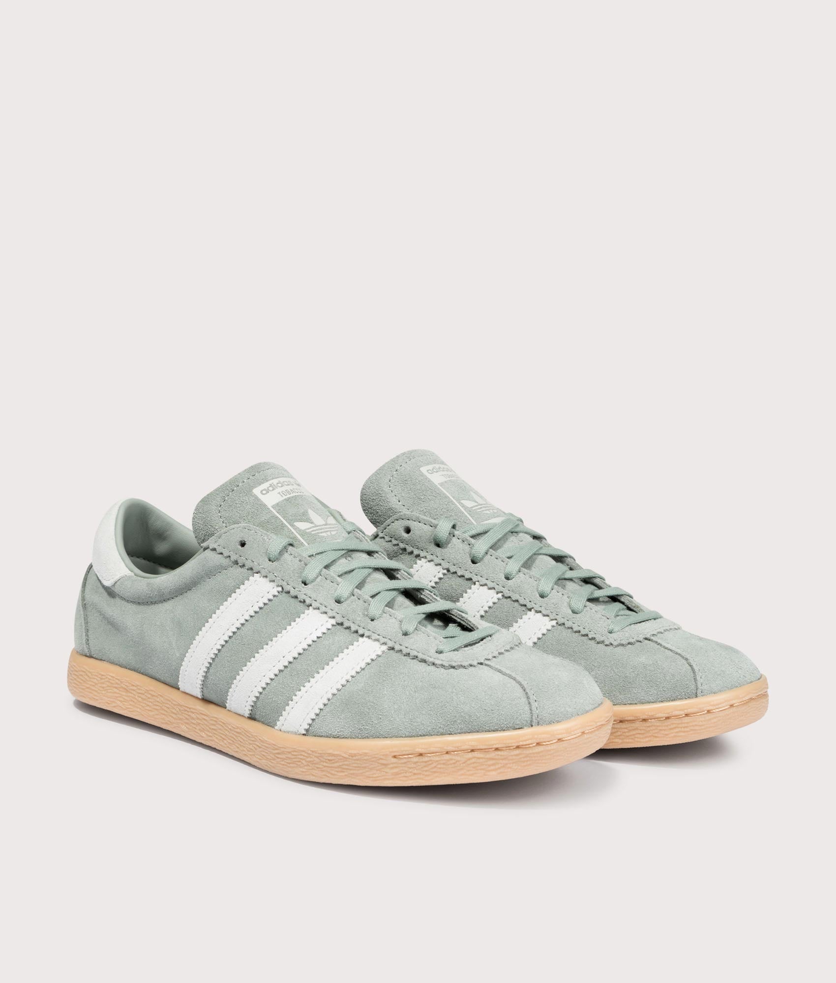 Tobacco Trainers. Shot by EVVS. Front angled shot.