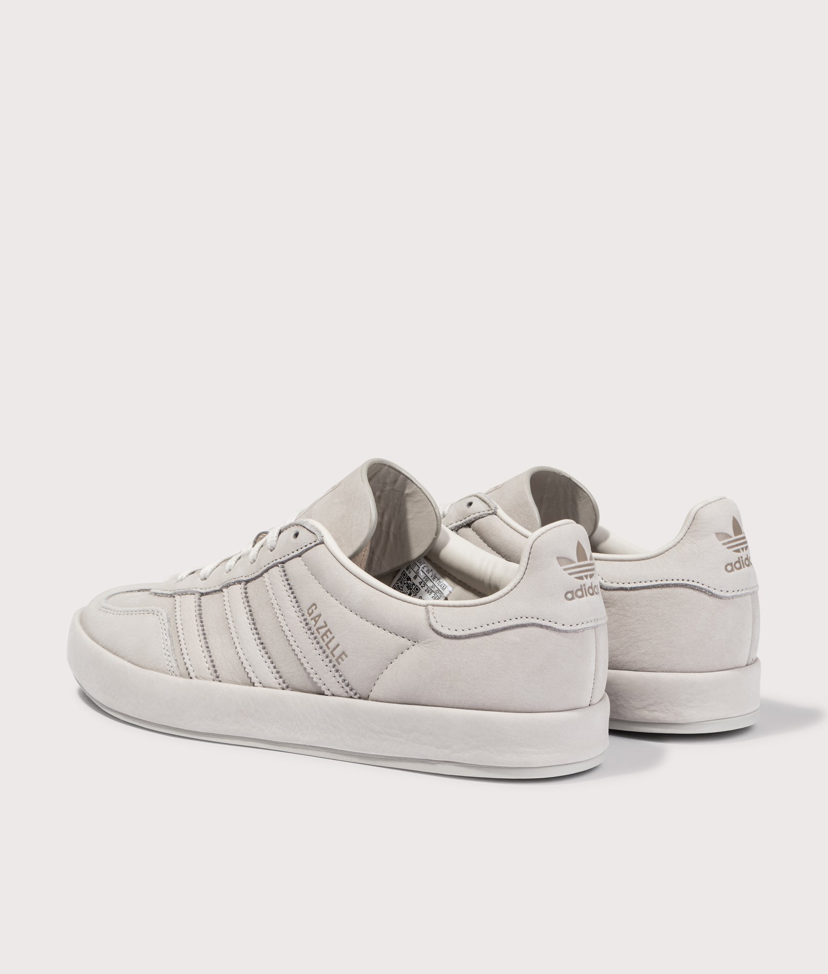Gazelle Indoor Trainers by adidas. Shot by EQVVS. Back shot.