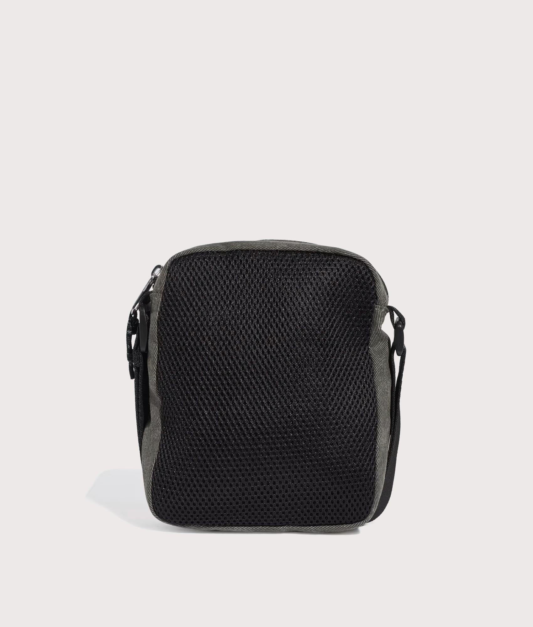 adidas Originals Washed Item Bag in Black at EQVVS Menswear. Back shot.