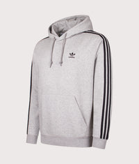 Adicolour 3 Stripes Hoodie: JY1376 Medium Grey Heather/Black 