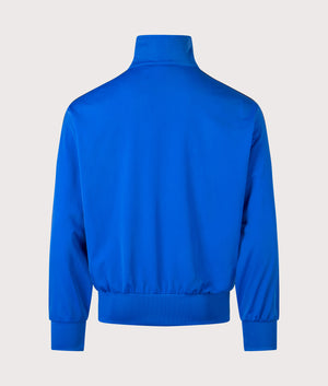 Firebird Track Top by adidas Originals in Blue/Black. Shot by EQVVS. Back Shot.
