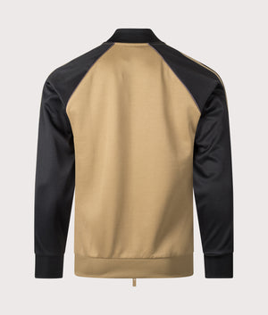 SST Track Top by adidas Originals in Cardboard. Shot by EQVVS. Back shot.