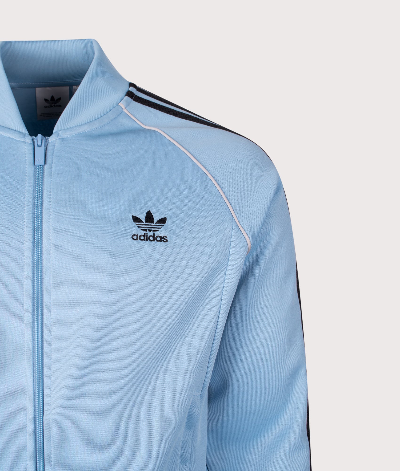 SST Track Top in Ash Blue/White | adidas Originals