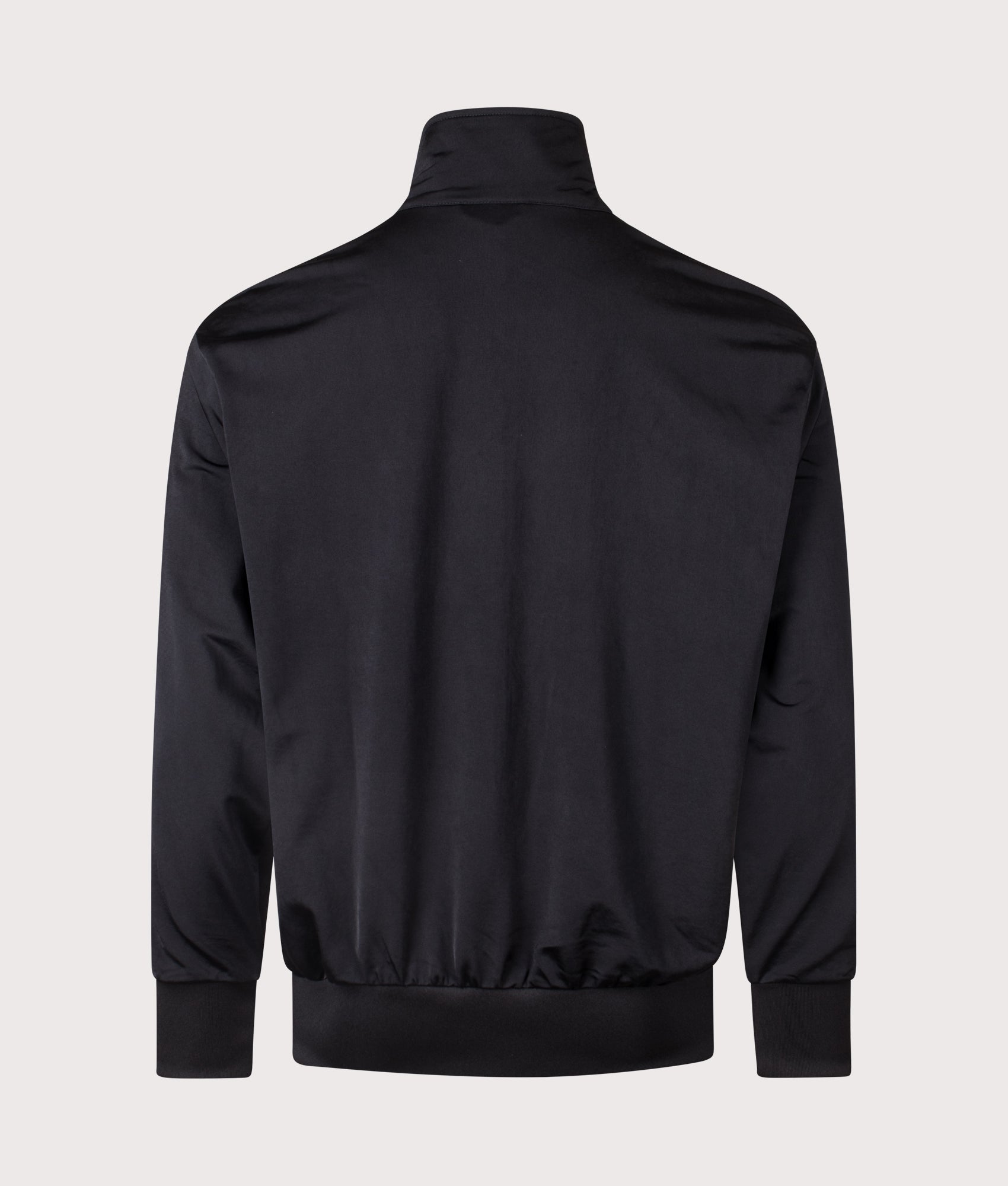 Firebird Track Top by adidas Originals in Black/Black. Shot by EQVVS. Back shot.