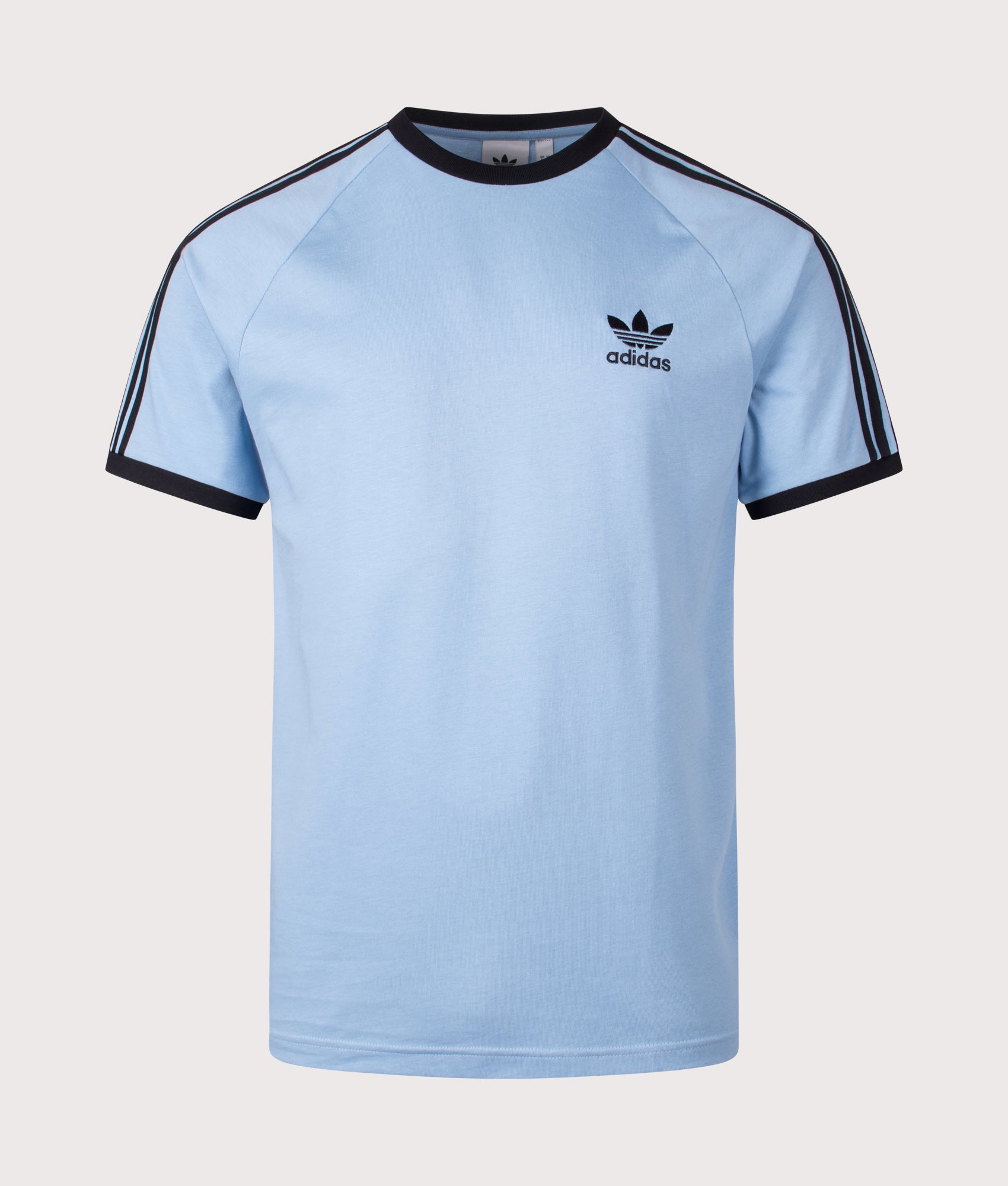 Slim Fit Adicolour 3 Stripes T-Shirt. Shot by EQVVS. Front shot.