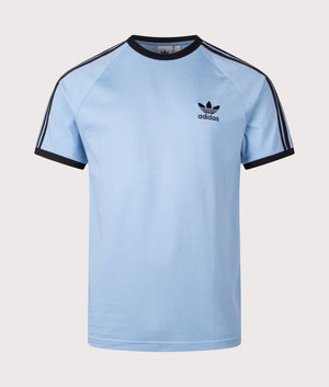 Slim Fit Adicolour 3 Stripes T-Shirt. Shot by EQVVS. Front shot.