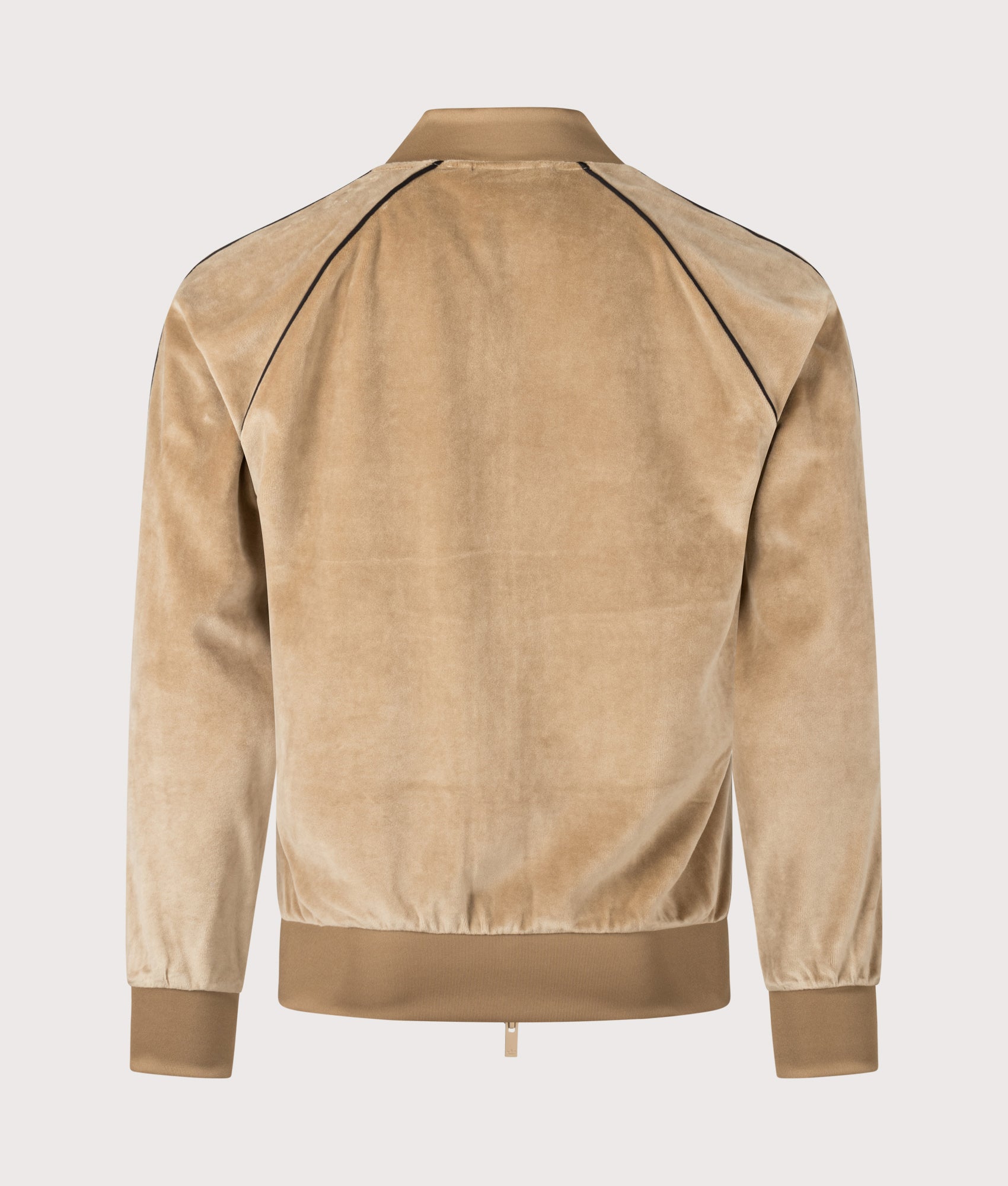 SST Track Top by adidas Originals in Cardboard. Shot by EQVVs. Back shot.
