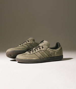 Samba OG Trainers in Clay/Shadow Olive/Gum5 | adidas Originals
