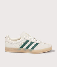 Gazelle Indoor Trainers: IH9675 Cream White/Collegiate Green/Gum3 