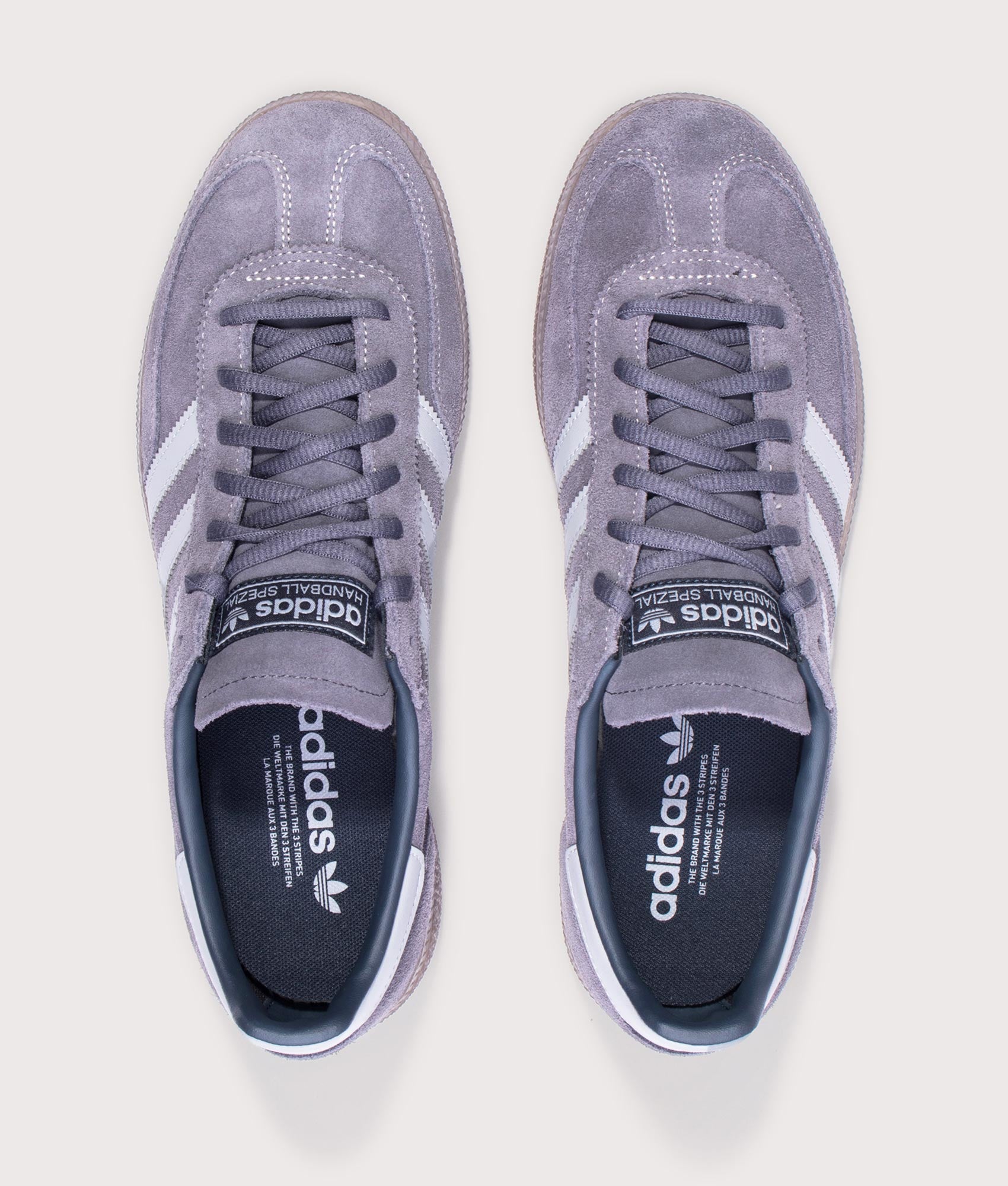 Handball Spezial in Aurora Onix/Halo Silver/Gum5 | adidas Originals | EQVVS | Top shot 