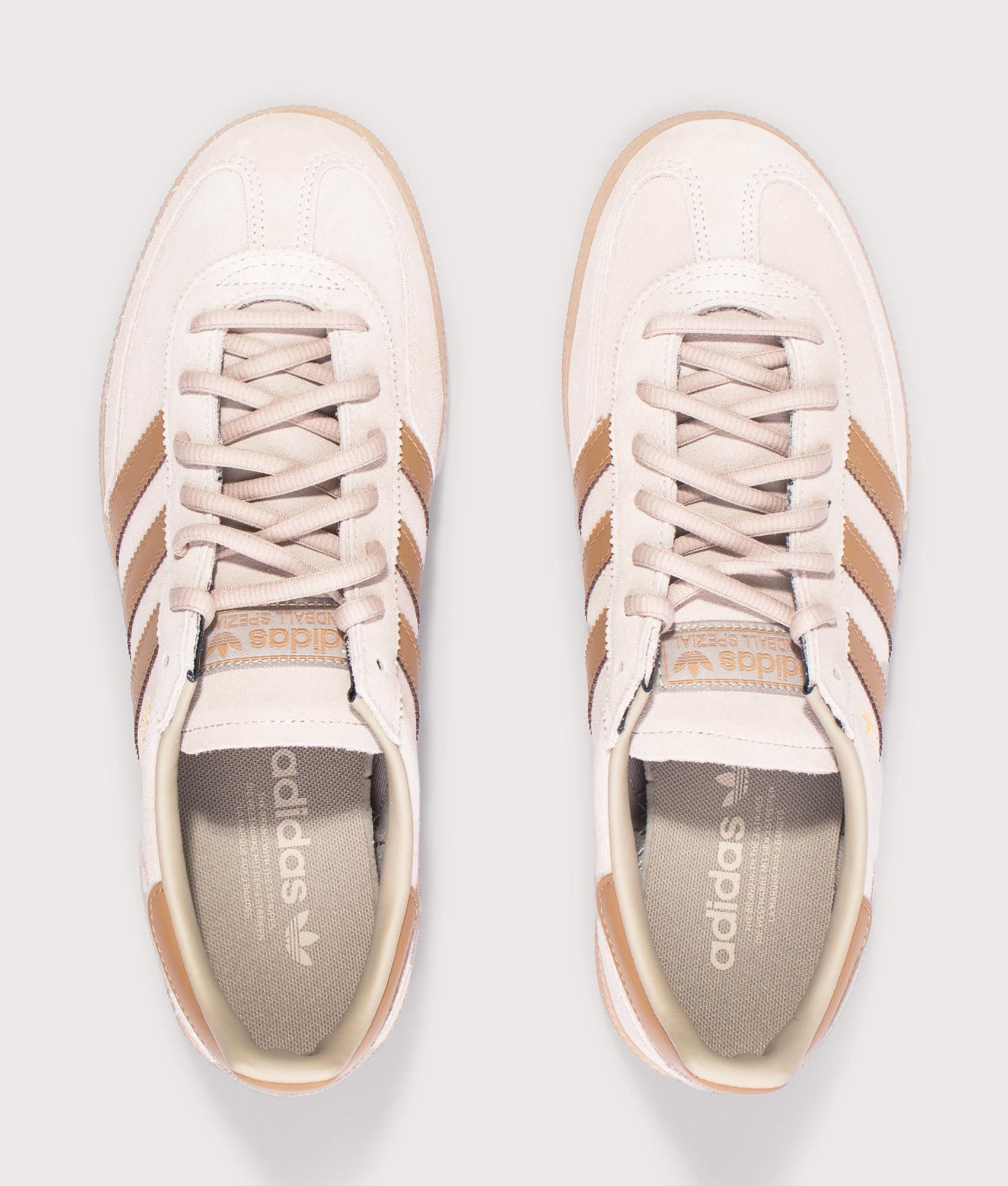 Handball Spezial Trainers in Wonder Beige/Carboard/Gum | adidas Originals | EQVVS | Top shot