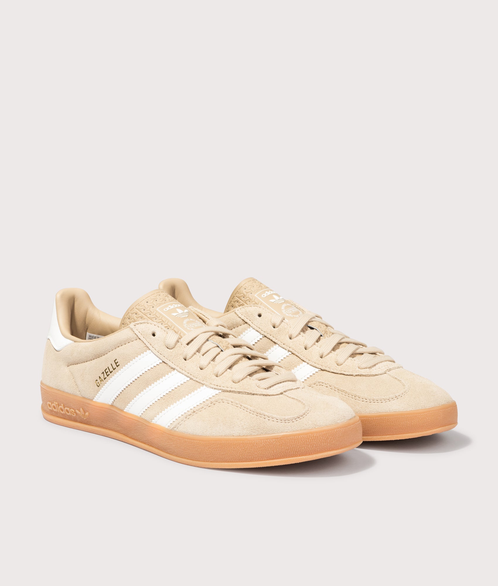 Gazelle Indoor Trainers Magic Beige/Cream/Gum | adidas Originals